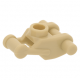 LEGO mechanikus felsőtest (droidhoz, csontvázhoz), sárgásbarna (30375)
